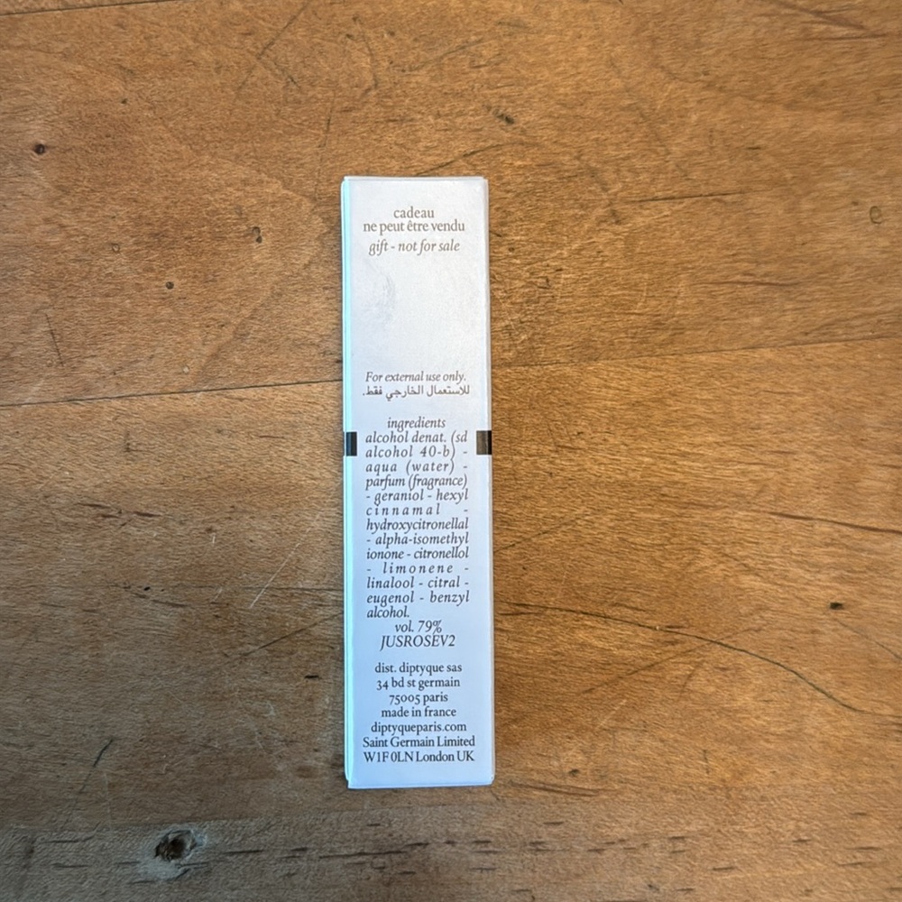Diptyque Eau Rose 5ml NWB - Picture 2 of 2